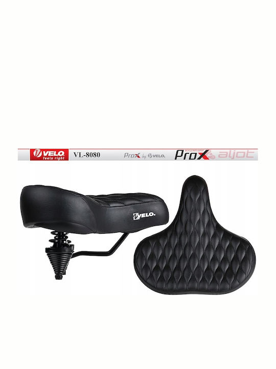 Pro-X Fahrradsattel Schwarz 275 x 270 mm