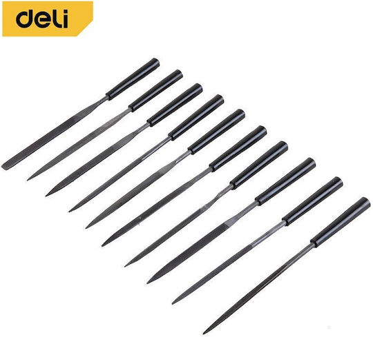 Deli DL2160 Комплект Файлов С Ръкохватка 10 Бройки