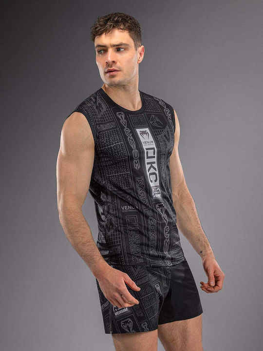 Venum Dry Tech Men's Sleeveless Shirt VENUM-06229-109 for Karate Black