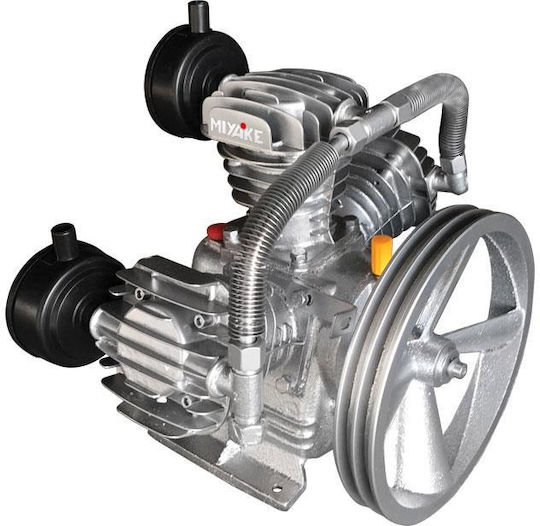 Miyake 2080 Δικύλινδρη Κεφαλή για Αεροσυμπιεστή 4hp / 5.5hp