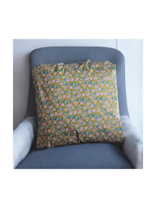 Oxygen Μαξιλάρι Καναπέ Green Bellflowers Green 45x45εκ.