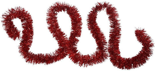 Alista Home Christmas Illuminated Plastic Red Garland 7x200cm