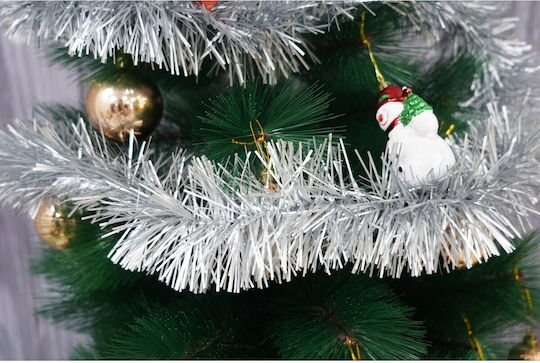 Alista Home Ghirlandă De Crăciun Din Plastic Argintie 9x200cm