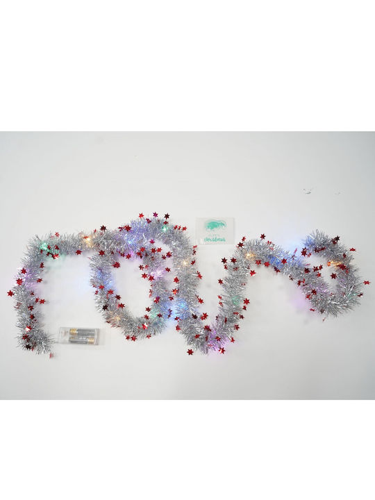Alista Home Ghirlandă Iluminată Din Plastic Roșie 5x200cm
