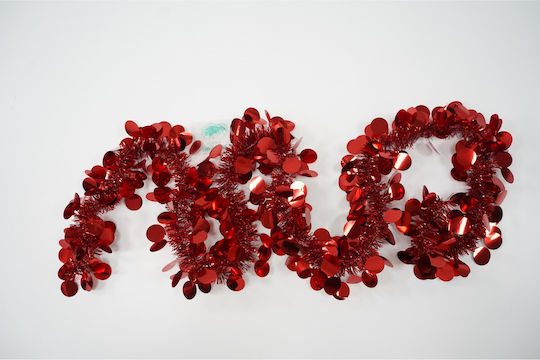 Alista Home Christmas Plastic Red Garland 11x200cm