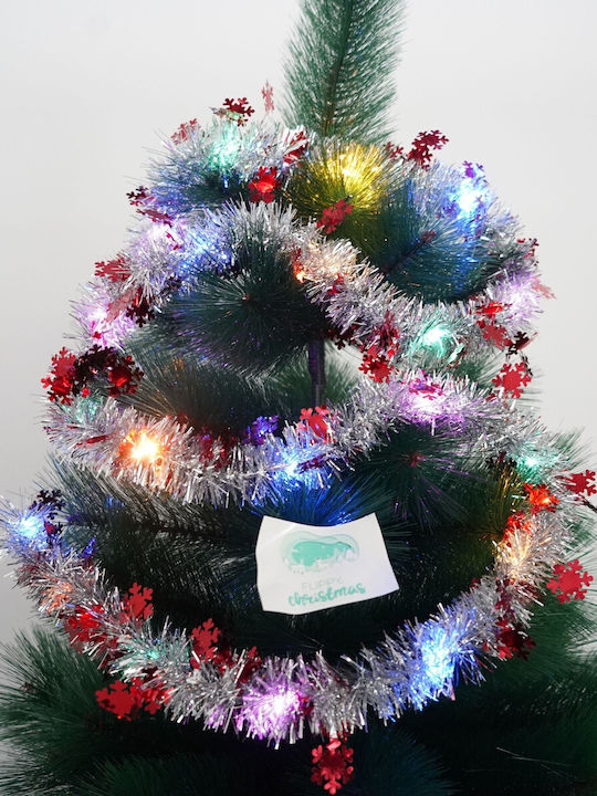 Alista Home Ghirlandă Iluminată Din Plastic Roșie 5x200cm