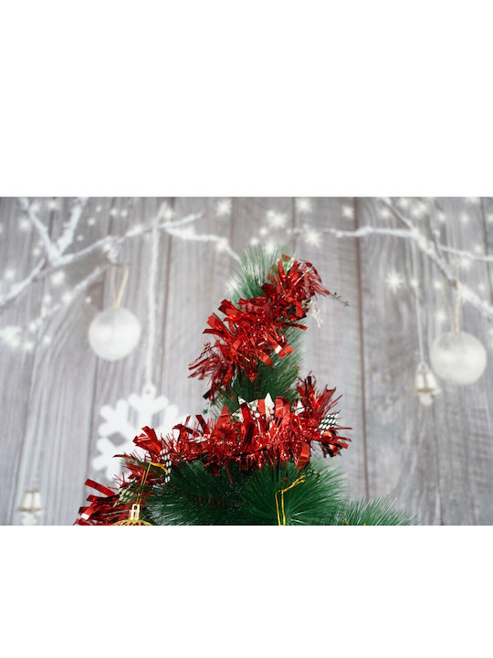 Alista Home Christmas Plastic Red Garland 9x9cm
