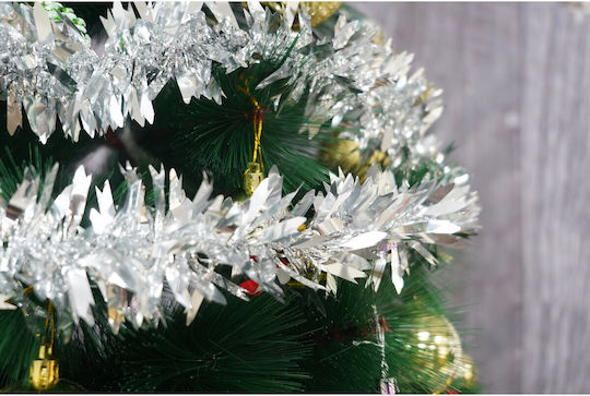 Alista Home Ghirlandă De Crăciun Din Plastic Argintie 6.5x200cm