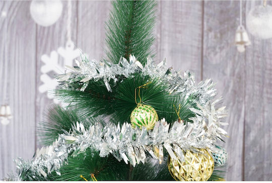 Alista Home Ghirlandă De Crăciun Din Plastic Argintie 6.5x200cm