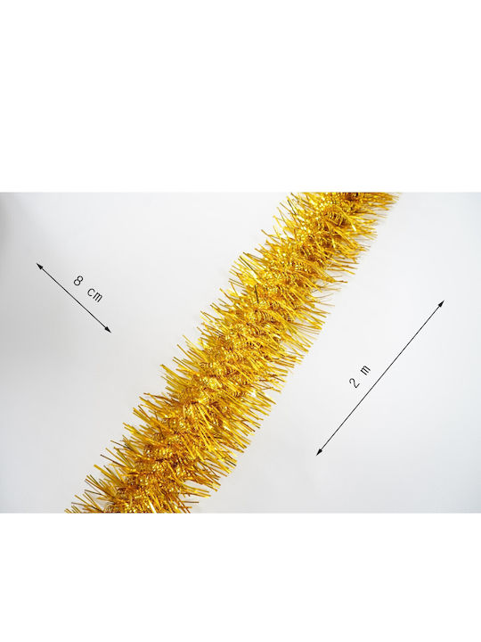 Alista Home Ghirlandă Plastică Aurie De Crăciun 8x200cm