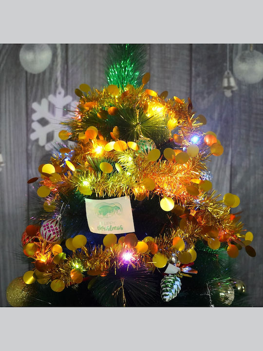 Alista Home Ghirlandă Iluminată Din Plastic Auriu 5x200cm