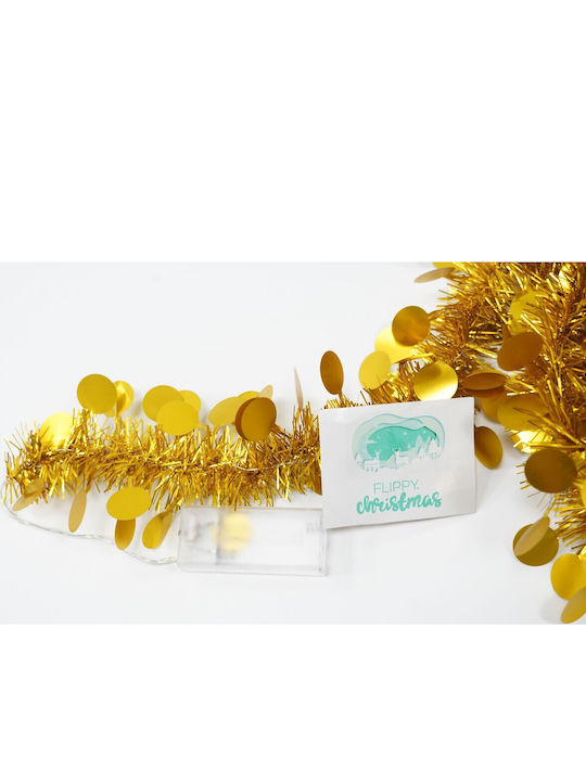 Alista Home Ghirlandă Iluminată Din Plastic Auriu 5x200cm