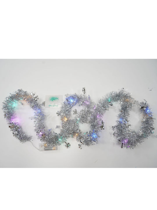 Alista Home Ghirlandă Iluminată Din Plastic Argintiu 5x200cm