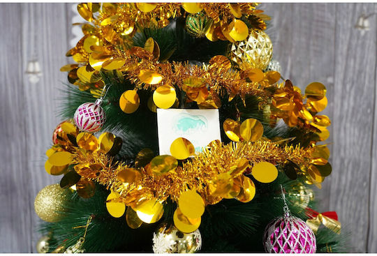 Alista Home Christmas Garland Plastic Gold 11x200cm