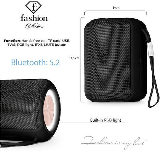 Ηχείο Bluetooth με Διάρκεια Μπαταρίας έως 6 ώρες Μαύρο FTV-0115