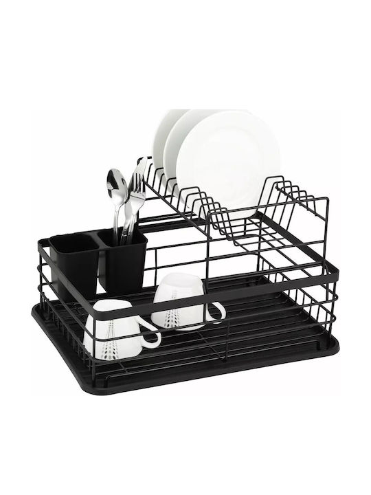 KING Hoff Metallic Black Sink Strainer 43x32x27cm