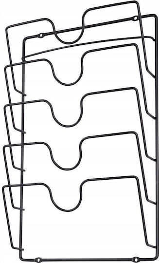 Vilde Wandmontage Metallisches Regal 27,5x43,5cm Schwarz