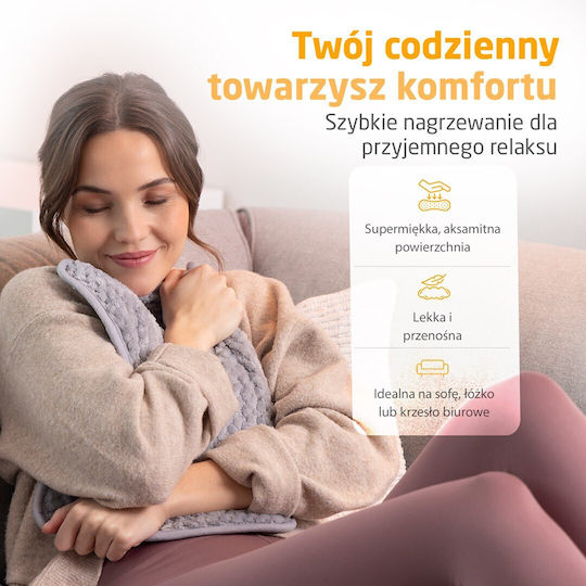 Medisana Electric Heating Pad Pillow Gray 50x40cm