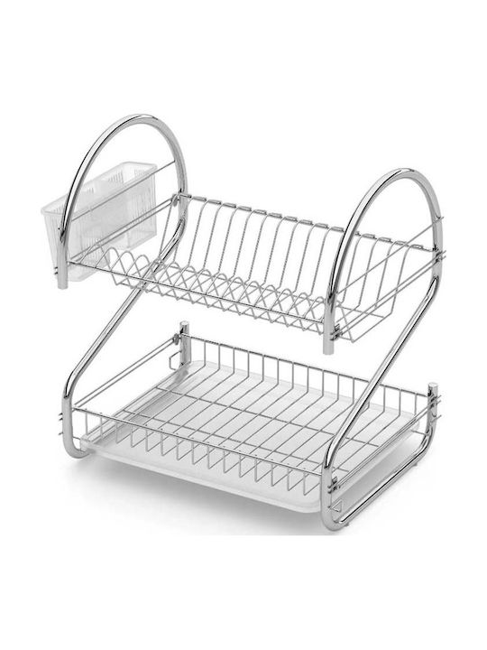 Tekno-Tel Sink Strainer Inox Silver 46x30x44cm