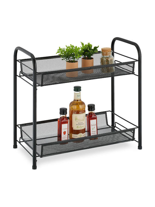 Relaxdays Relaxdays Metallische Tischbasis 44,5x48x27cm Schwarze