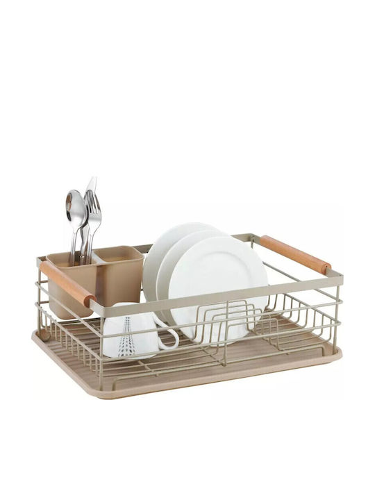 KING Hoff Metallic Beige Sink Strainer 43x31.5x15.5cm