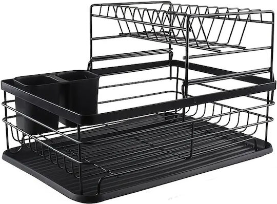 Etoile Metallisches Schwarz Spülbeckenablauf 43x42x27cm