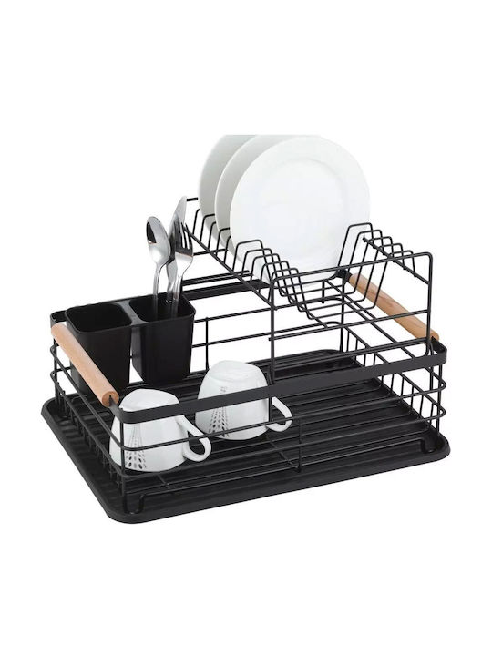 KING Hoff Metallic Black Sink Strainer 43x32x27cm