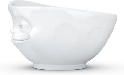 58Products Grinning Кръгла Порцеланова Съд За Сервиране Бяла