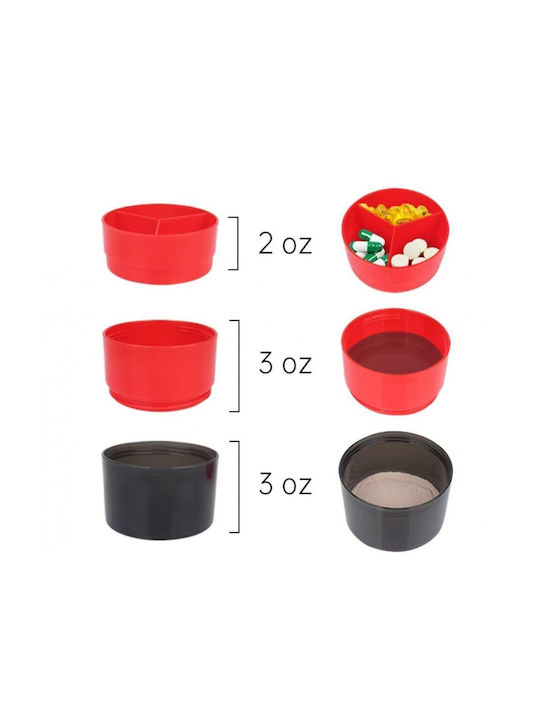 Proteinshaker 500ml Kunststoff Weiß