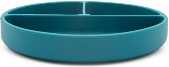Sassi Junior Sassi Junior Baby- und Kleinkinder-Teller und -Schüsseln Kinderteller aus Silikon Blau