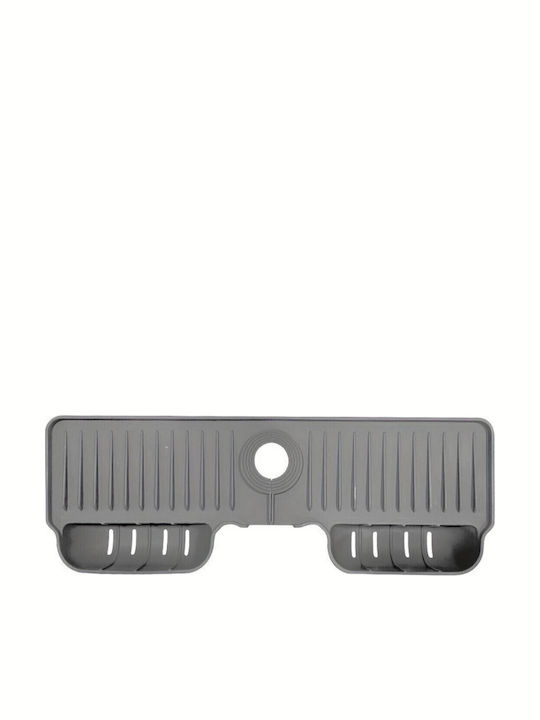 Uncle George Plastic Gray Kitchen Sink Organizer 45x16x5cm