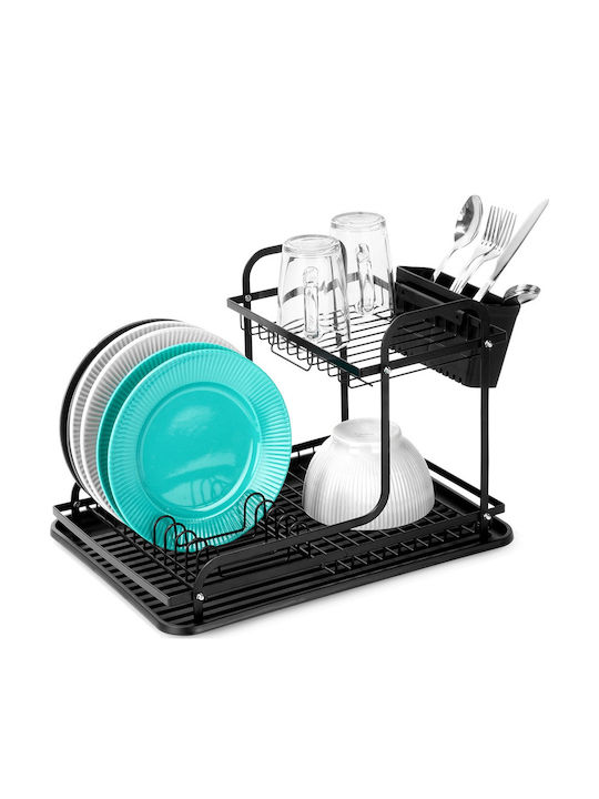Orion Sink Strainer Metallic Black 42.5x32x29cm