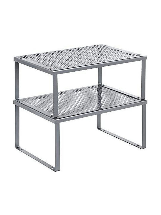 Songmics Borcane Pentru Condimente Metalice Gri 2 Bucăți