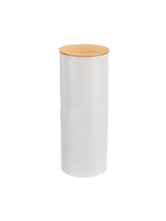 Orion Box for Pasta Coffee Tea with Lid Metallic White 2650ml