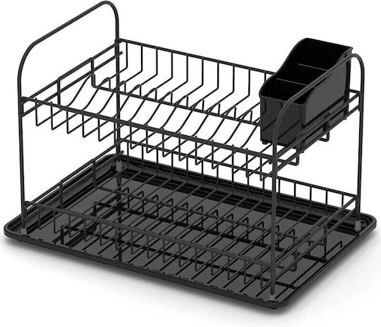 Tekno-Tel Metallisches Schwarz Spülbeckenablauf 48x33x32cm
