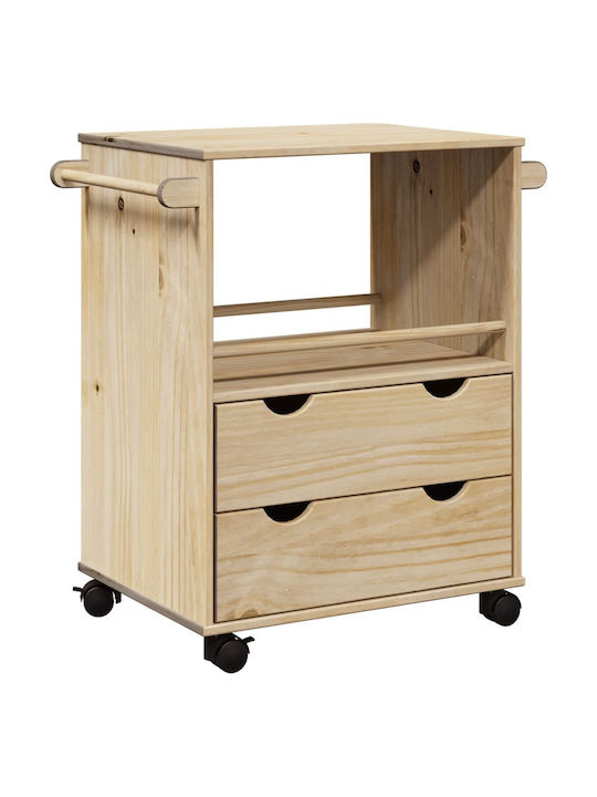 Επιδαπέδιο Ντουλάπι Καφέ 59x45x80εκ.