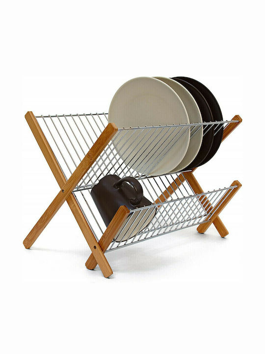 Relaxdays Sink Strainer Inox Brown 27x38x29cm