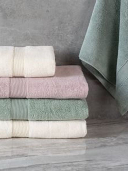 Detexpol Facecloth Rocco 50x90cm Pearl Weight 600gsm