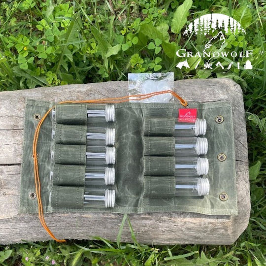 Grandwolf Borcane Pentru Condimente Din Sticlă Verzi 8 Bucăți