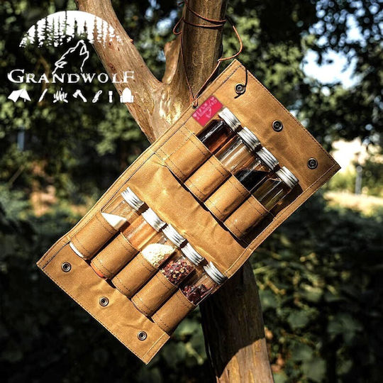 Grandwolf Glass Spice Jars Green 8 Pieces