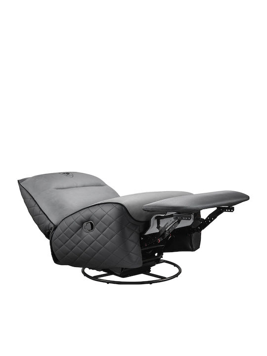 Cougar Overlord Neo Fabric Gaming Chair with Footstool Black Grey