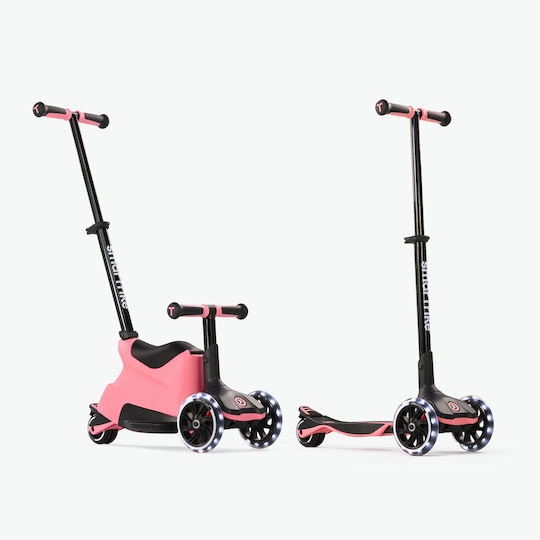 SmarTrike Kids Scooter Foldable Xtend Ride-on 4-Wheel with Seat Pink