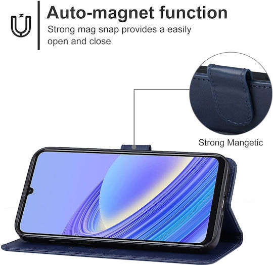 Wallet Tempered Glass Albastru (TCL 40 SE)