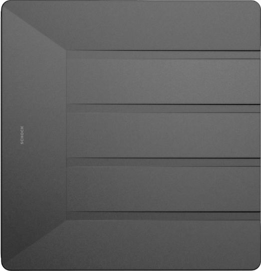 Schock 629188 Σχάρα Νεροχύτη Σιλικόνης Μαύρο 40x41.5cm
