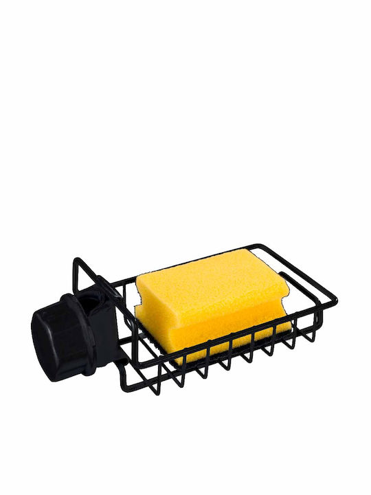 Wenko Ohio Kitchen Sink Organizer Sponge Holder Made of Inox Black