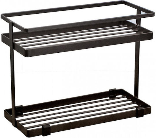 Organizer Für Die Küchenspüle Aus Metallisch Schwarze 21x8.2x12cm Organizer Für Die Küchenspüle Aus Metallisch Schwarze 21x8.2x12cm