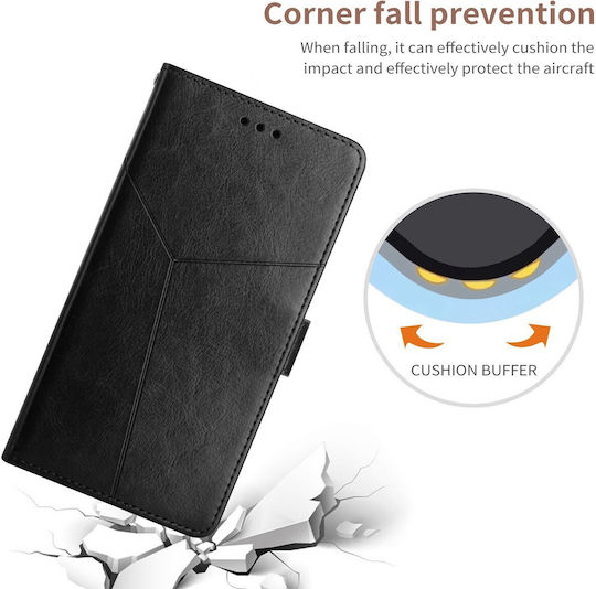 Book Tempered Glass Μαύρο (Poco M5)