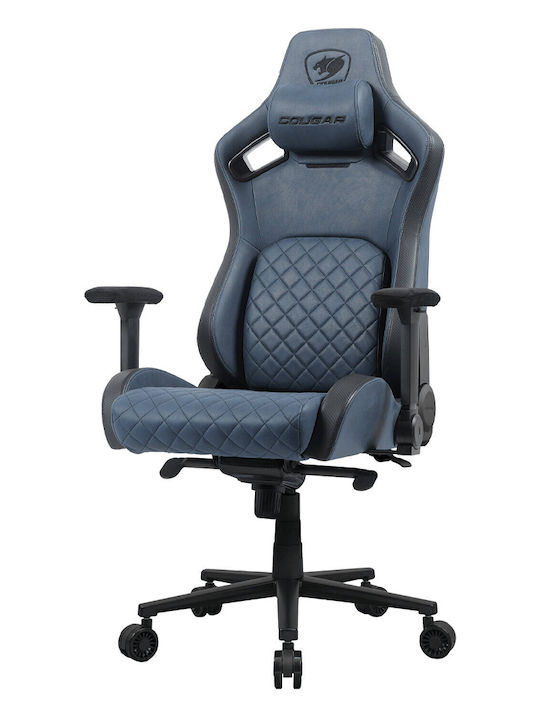 Cougar Defensor S Scaun Gaming Textil cu Brațe Ajustabile Albastru Navy F