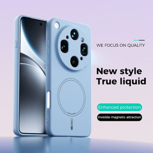 Abeel Back Cover Σιλικόνης Γαλάζιο (Oppo Find X9 Ultra 5g)