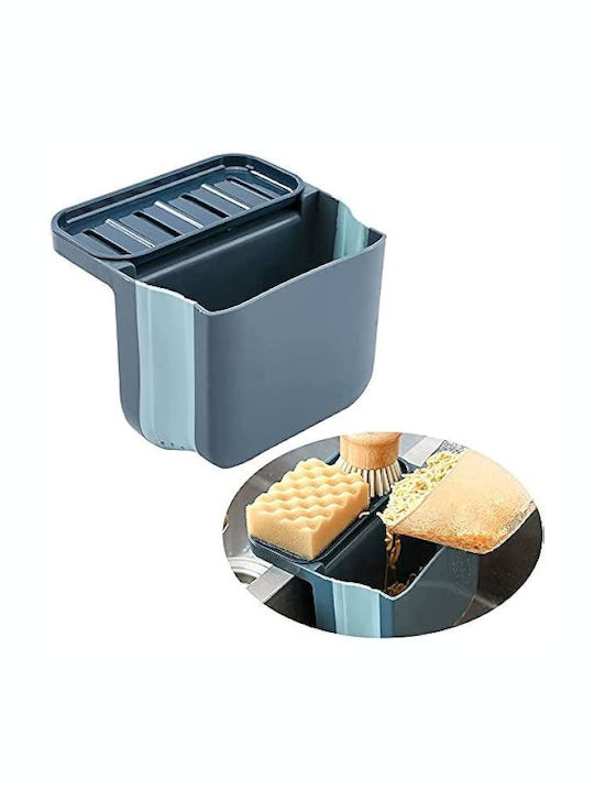 Blue Kitchen Sink Organizer 15.5x13.5cm